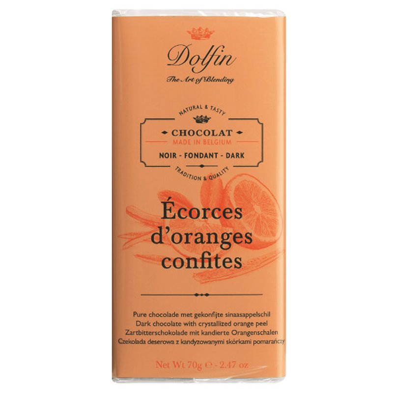 Pure chocolade met bittere sinaasappel 30g