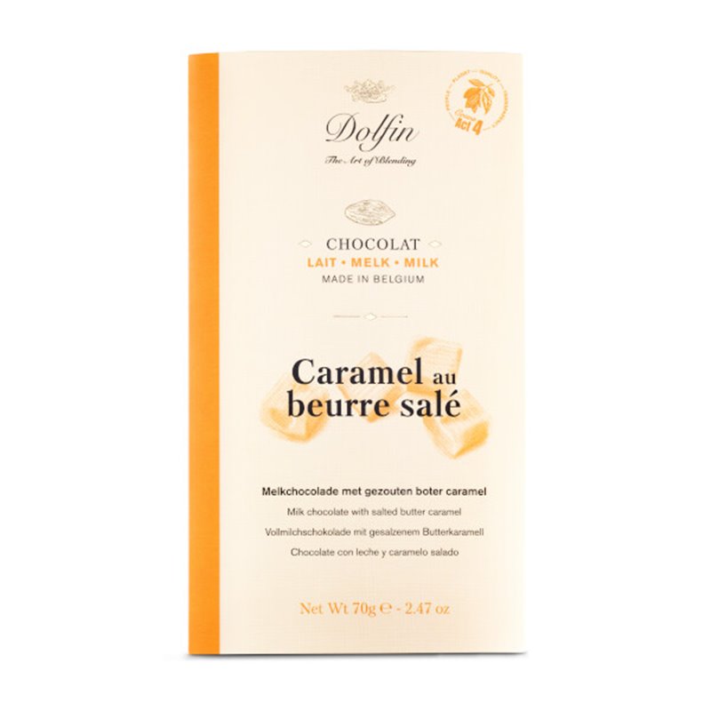 Milk with salted caramel 30g
