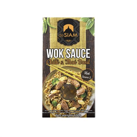 Wok saus (chili/Thaise basilicum) 100ml