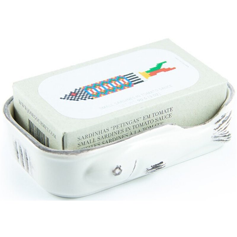 Boîte à sardines en céramique blanche