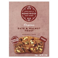 Toast met Dadel en Walnoten BIO (glutenvrij-vegan) 110g
