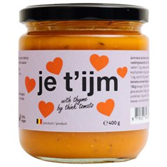 J'tijm & Belgische kerstomaten huisgemaakte saus  400g