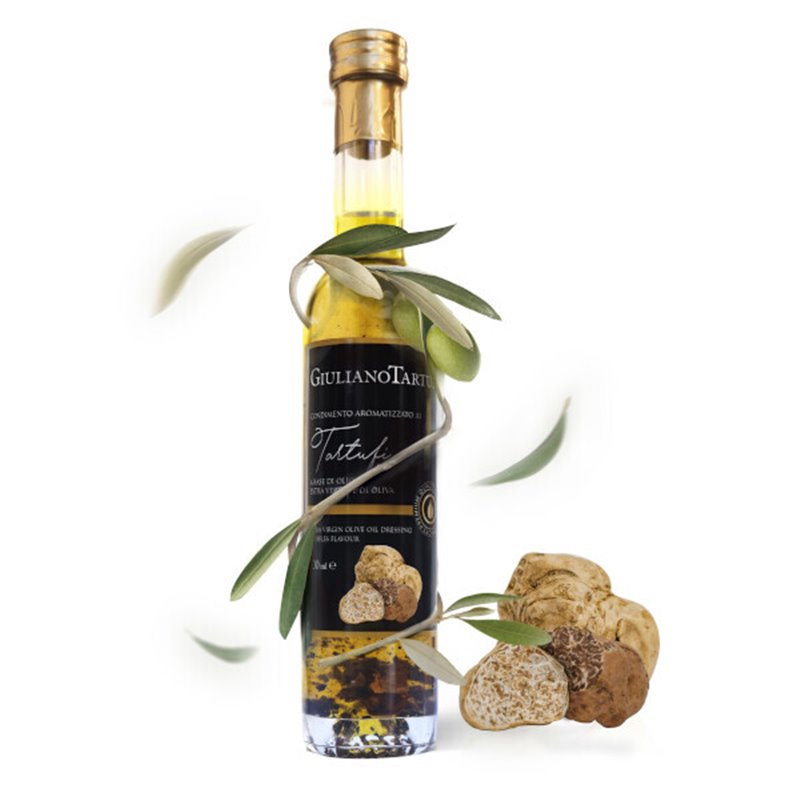 Huile d'olive extra vierge à la truffe blanche + EXTRA PIECES TRUFFE BLANCHE 100ml