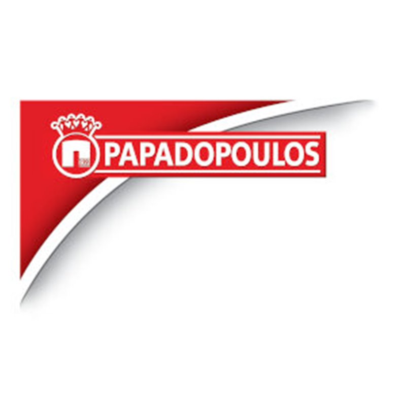 P.O.S. Accroche métalique au rayon Papadopoulos