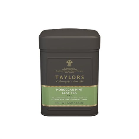 Moroccan Mint (Green tea) losse thee blikjes 125g