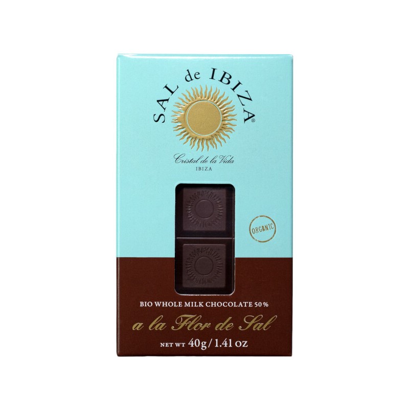 Fleur de Sel Melk BIO chocolade 40g