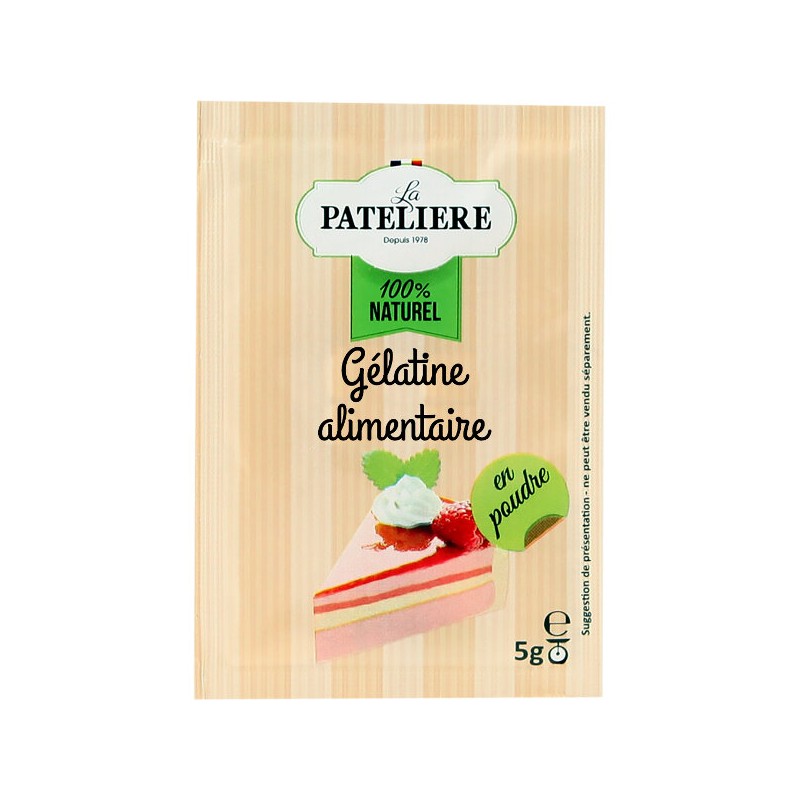  Gélatine alimentaire en poudre 20g
