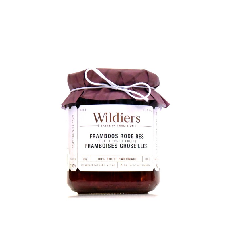 Confitures 100% fruit framboises & groseilles 285g