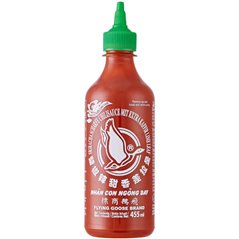 Chilisaus sriracha k.lime 455ml