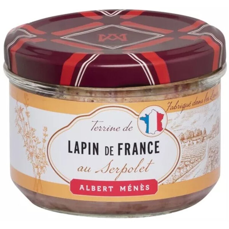Paté van konijn met kleine tijm 180g