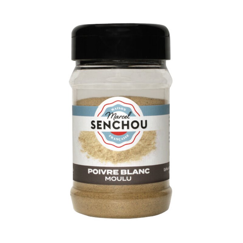 Gemalen witte peper tube 160g