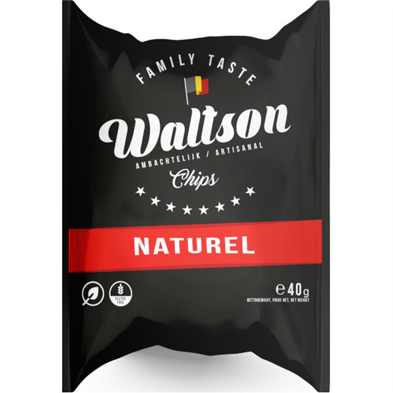 Belgische gezouten chips 40g