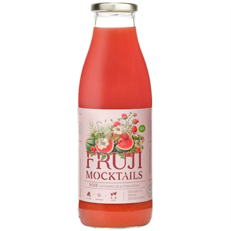 Mocktail watermeloen, aardbei, roos 75 cl