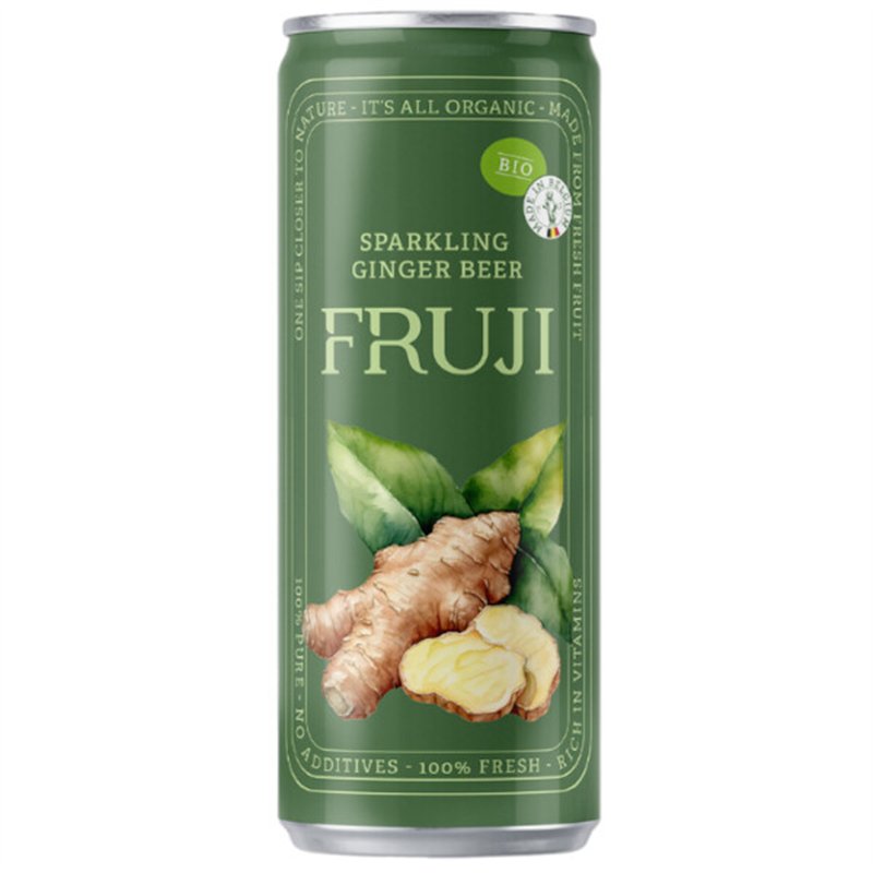 Gingerbeer bruisend blik 0.25l