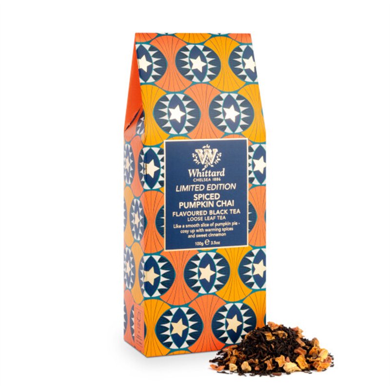 Kerst spiced pumpkin losse thee in pouch 100g