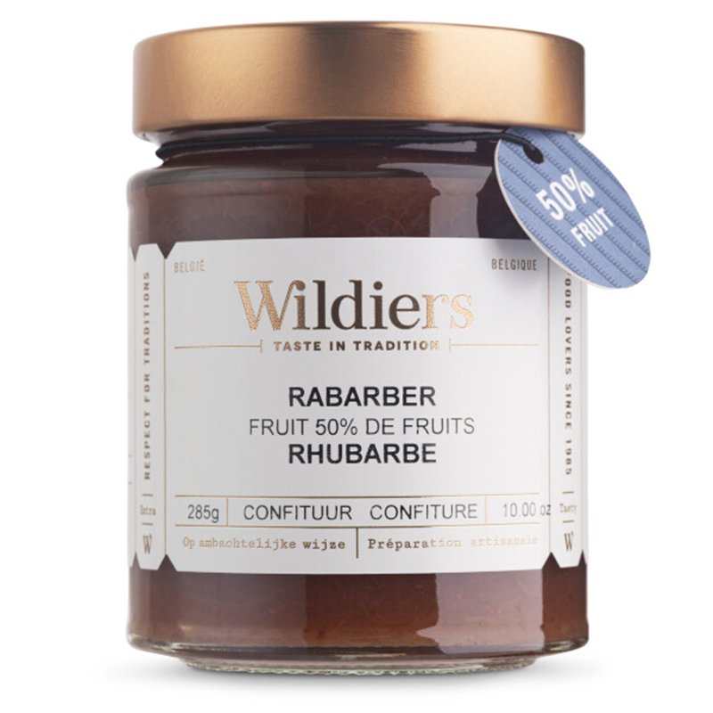 Confiture 50% fruits Rhubarbe 285g