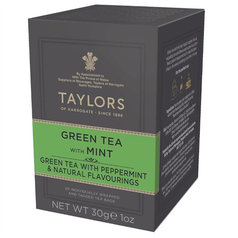 Green Tea & Mint thé 20s
