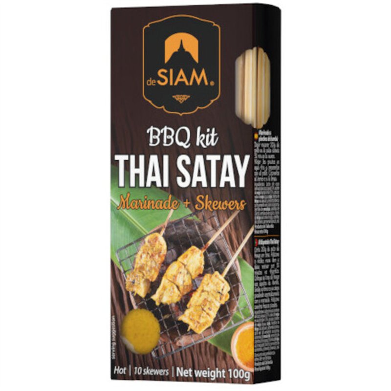 Satay Marinade & bamboe stokjes kookkit 100g