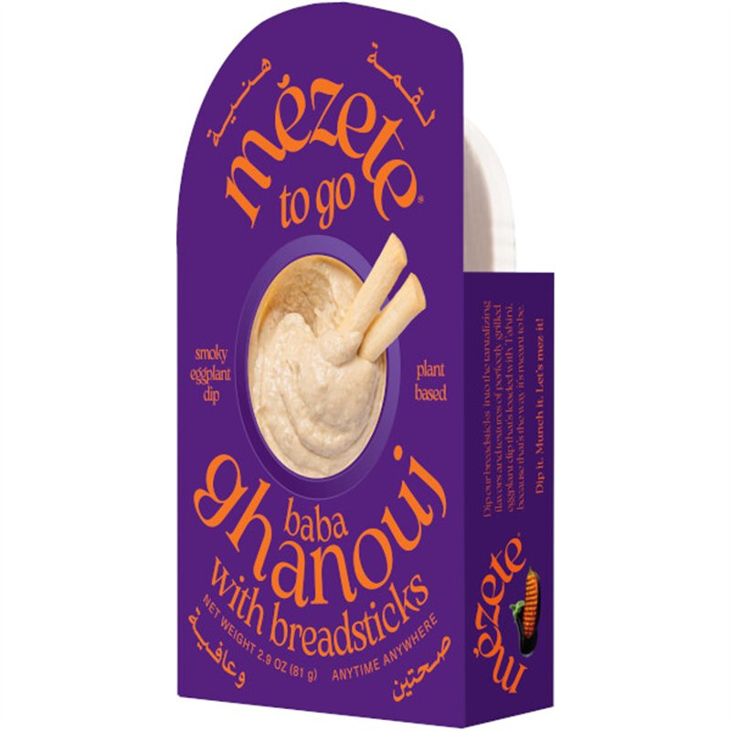 On the Go baba ghanouj met broodstengels 81g