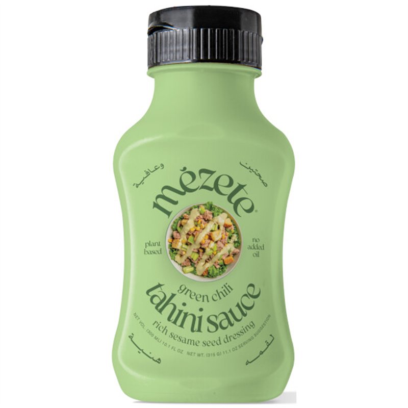 Groene chili tahini saus 315 g