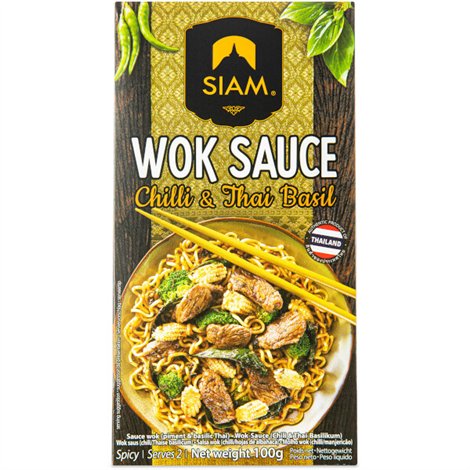 Wok saus (chili/Thaise basilicum) 100ml