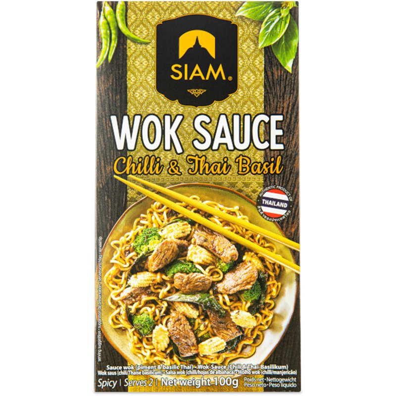 Sauce wok (piment & basilic Thaï) 100ml