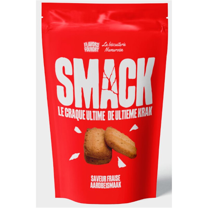 Belgische boterkoekjes met aardbeien 130g