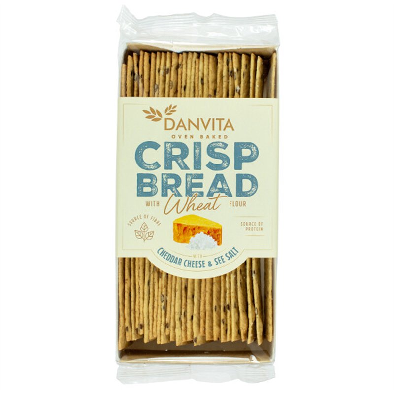 Crisp bread met Cheddar & zeezout 130g