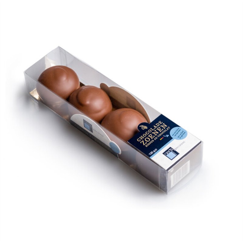 Chocoladezoenen melk (doosje met 4 stuks)140g