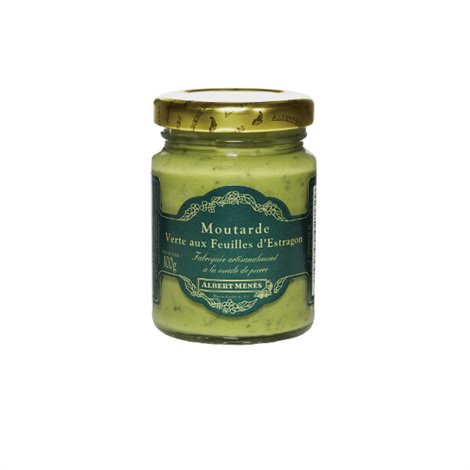 Moutarde Verte aux Feuilles d'Estragon 100g