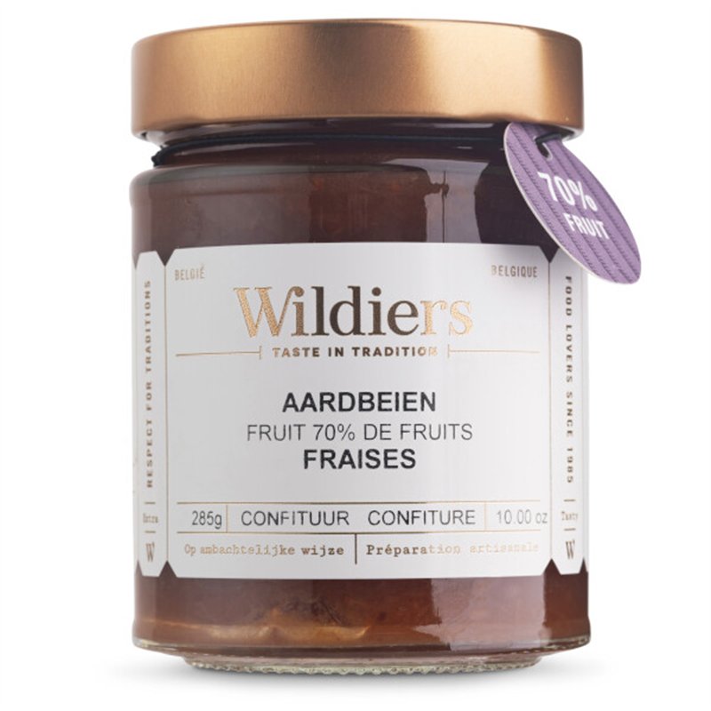 Confiture 70% fruits Fraises 285g