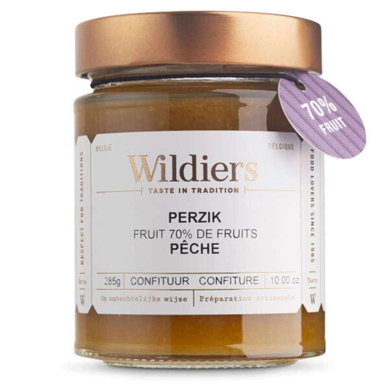 Confiture 70% fruits Pêches 285g