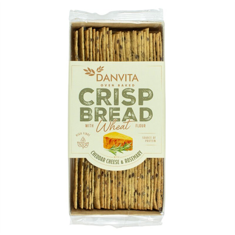 Crisp bread met Cheddar & Rozemarijn 130g