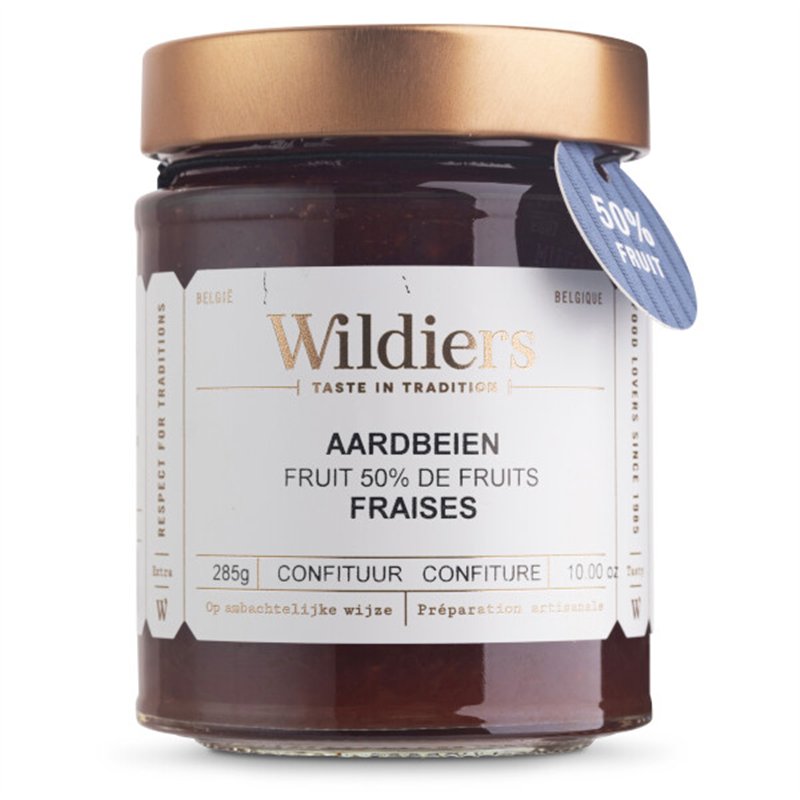 Konfituur 50% fruit Aardbeien 285g