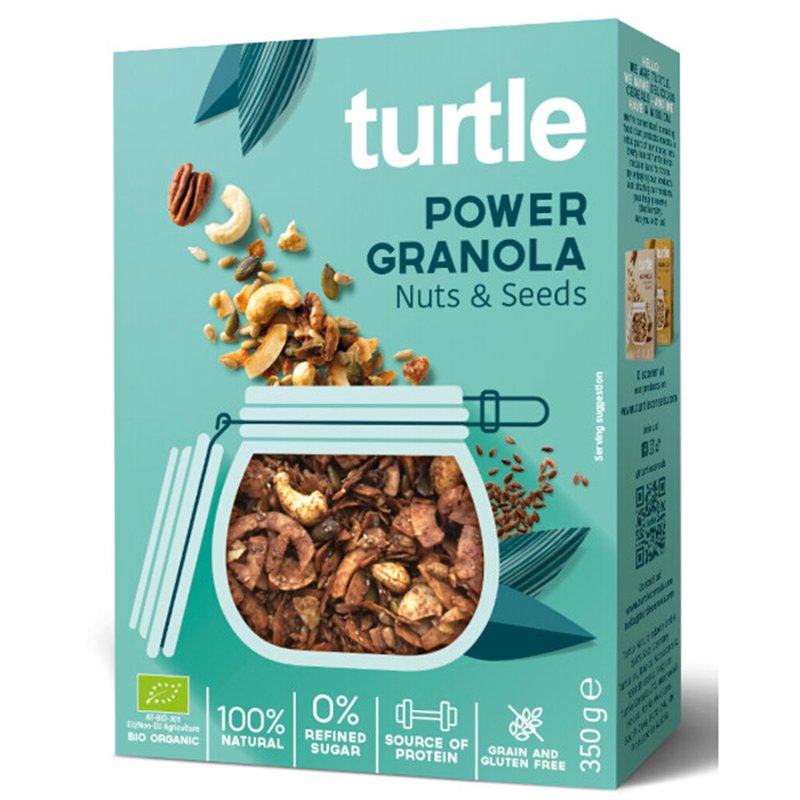 POWER Granola Bio Noten & Zaden 350g